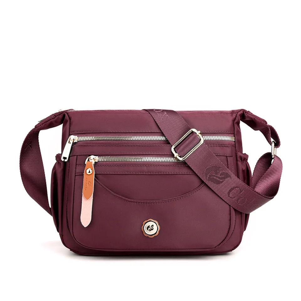 Women Vintage Travel Messenger Bags Fashion Ladies Nylon Crossbody Bags Lady Shoulder Bag Crossbody Bags