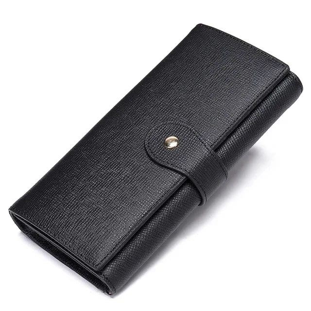 Women Wallets Genuine Leather Long Luxury Designers Female Wallet For Card Holder Money Coin Purse Handbag Clutch Bag