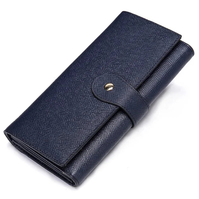 Women Wallets Genuine Leather Long Luxury Designers Female Wallet For Card Holder Money Coin Purse Handbag Clutch Bag