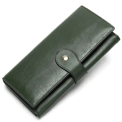 Women Wallets Genuine Leather Long Luxury Designers Female Wallet For Card Holder Money Coin Purse Handbag Clutch Bag