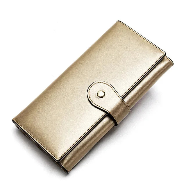 Women Wallets Genuine Leather Long Luxury Designers Female Wallet For Card Holder Money Coin Purse Handbag Clutch Bag