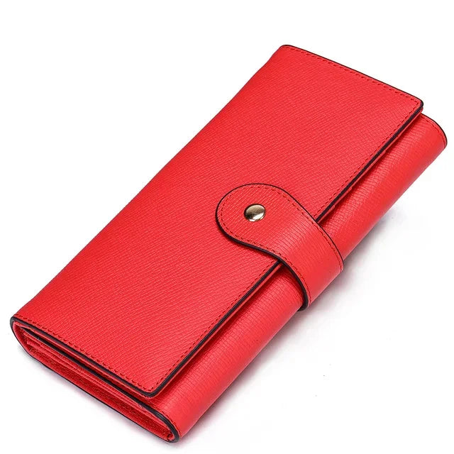 Women Wallets Genuine Leather Long Luxury Designers Female Wallet For Card Holder Money Coin Purse Handbag Clutch Bag