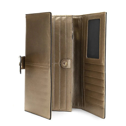 Women Wallets Genuine Leather Long Luxury Designers Female Wallet For Card Holder Money Coin Purse Handbag Clutch Bag