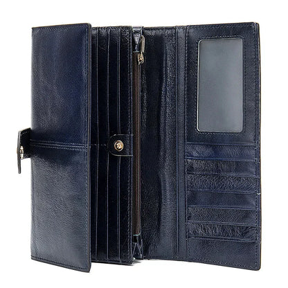Women Wallets Genuine Leather Long Luxury Designers Female Wallet For Card Holder Money Coin Purse Handbag Clutch Bag