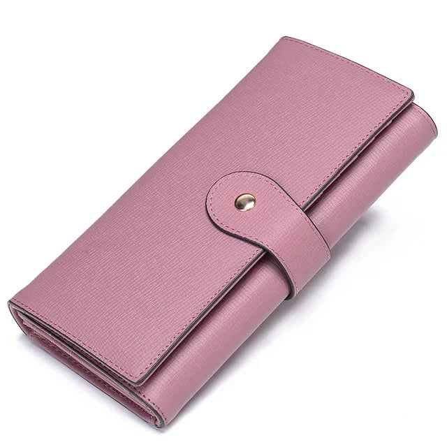 Women Wallets Genuine Leather Long Luxury Designers Female Wallet For Card Holder Money Coin Purse Handbag Clutch Bag