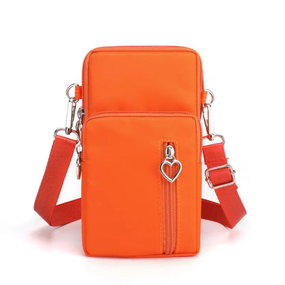 Women Waterproof Handbags Mobile Phone Bag Casual Mini Shoulder Bag Female Arm Pouch Wallet Sports Music Crossbody Bags for Girl