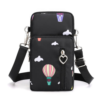 Women Waterproof Handbags Mobile Phone Bag Casual Mini Shoulder Bag Female Arm Pouch Wallet Sports Music Crossbody Bags for Girl