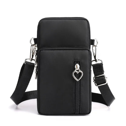 Women Waterproof Handbags Mobile Phone Bag Casual Mini Shoulder Bag Female Arm Pouch Wallet Sports Music Crossbody Bags for Girl