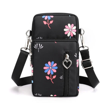 Women Waterproof Handbags Mobile Phone Bag Casual Mini Shoulder Bag Female Arm Pouch Wallet Sports Music Crossbody Bags for Girl