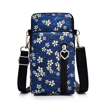 Women Waterproof Handbags Mobile Phone Bag Casual Mini Shoulder Bag Female Arm Pouch Wallet Sports Music Crossbody Bags for Girl