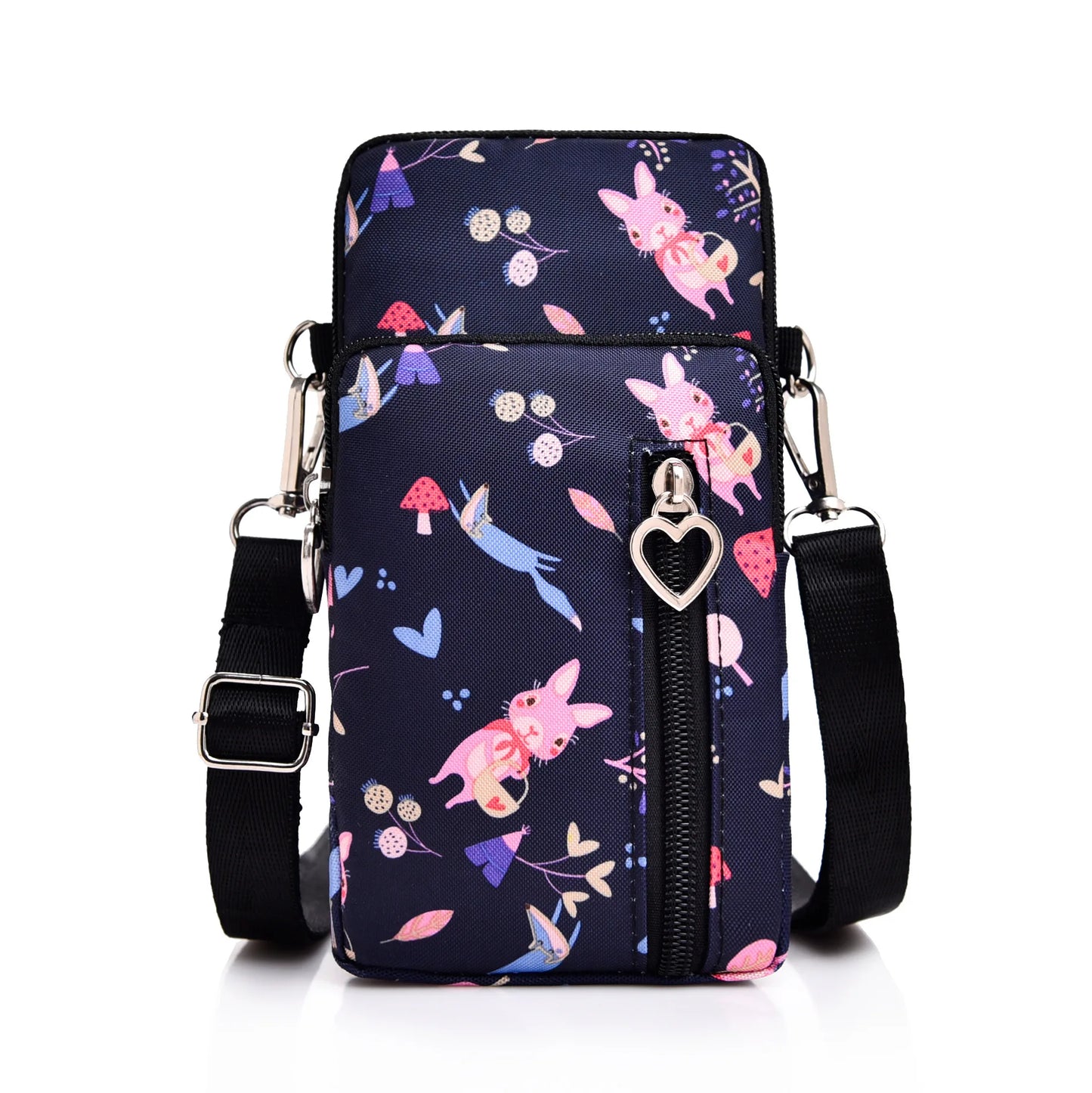 Women Waterproof Handbags Mobile Phone Bag Casual Mini Shoulder Bag Female Arm Pouch Wallet Sports Music Crossbody Bags for Girl