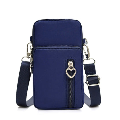 Women Waterproof Handbags Mobile Phone Bag Casual Mini Shoulder Bag Female Arm Pouch Wallet Sports Music Crossbody Bags for Girl