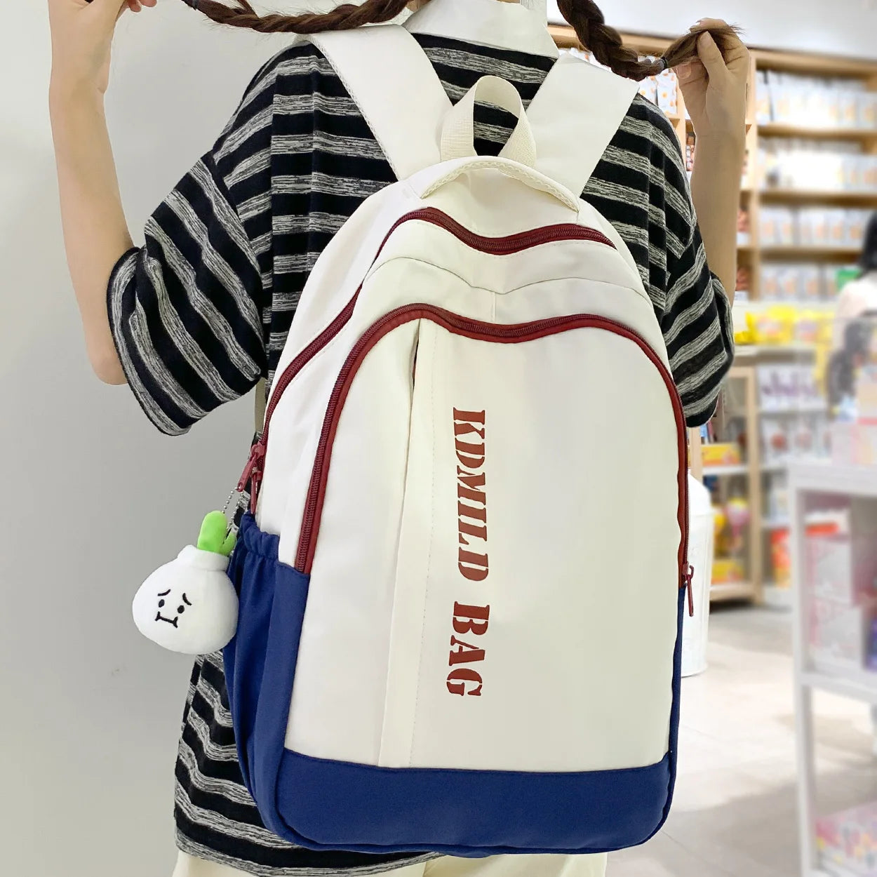 Women Waterproof Laptop High Capacity School Bag New Female Travel College Backpack Lady Kawaii Girl Nylon Book Backpack Fashion