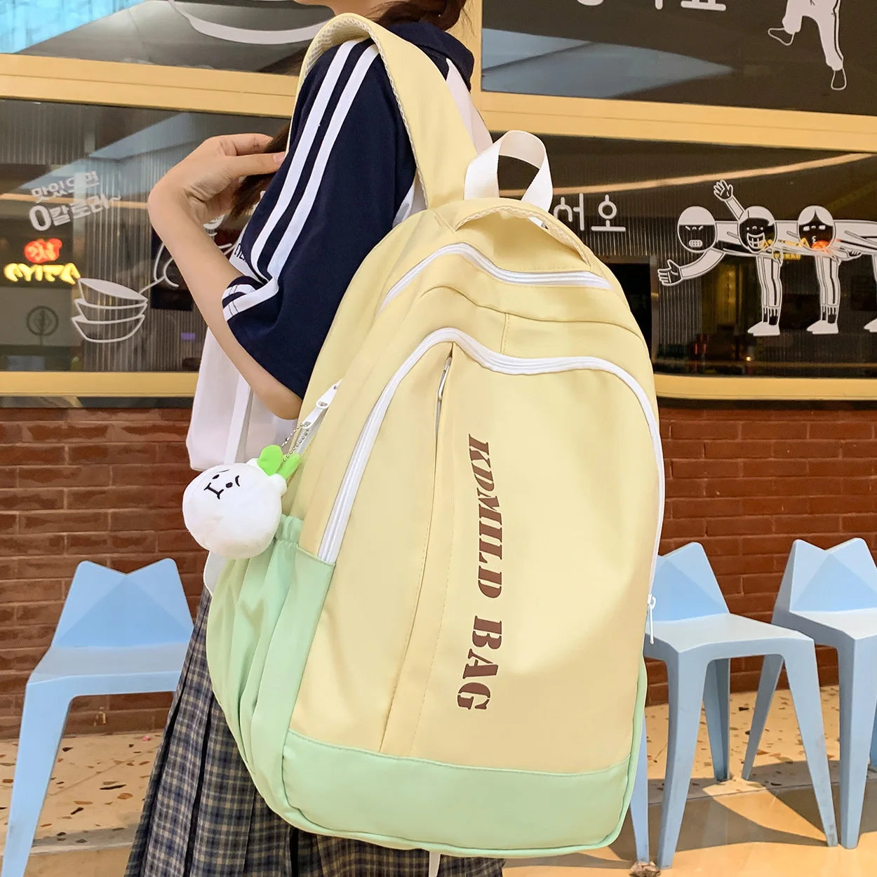 Women Waterproof Laptop High Capacity School Bag New Female Travel College Backpack Lady Kawaii Girl Nylon Book Backpack Fashion