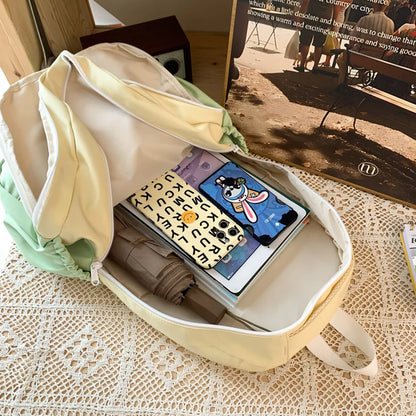 Women Waterproof Laptop High Capacity School Bag New Female Travel College Backpack Lady Kawaii Girl Nylon Book Backpack Fashion