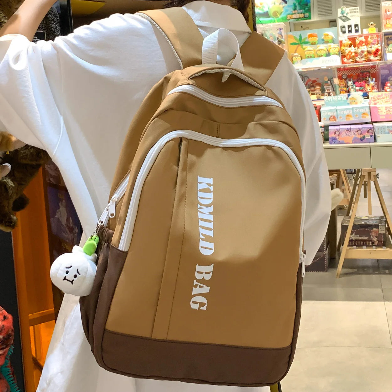 Women Waterproof Laptop High Capacity School Bag New Female Travel College Backpack Lady Kawaii Girl Nylon Book Backpack Fashion