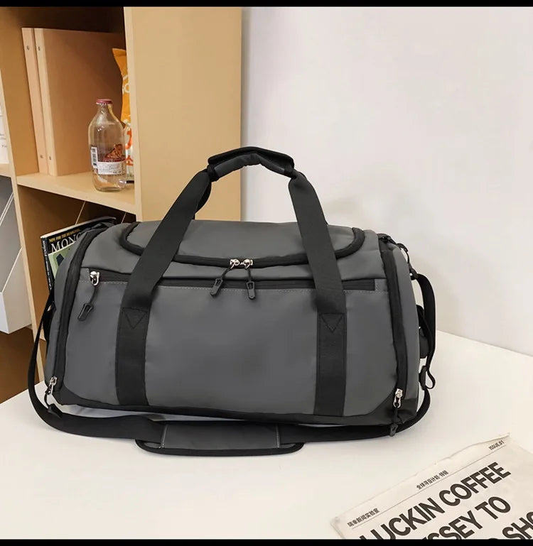 Women Waterproof Luggage Bag Fitness Bag Separation Sporty Bag