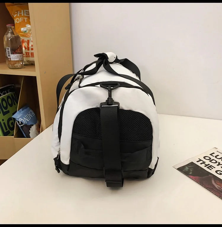Women Waterproof Luggage Bag Fitness Bag Separation Sporty Bag