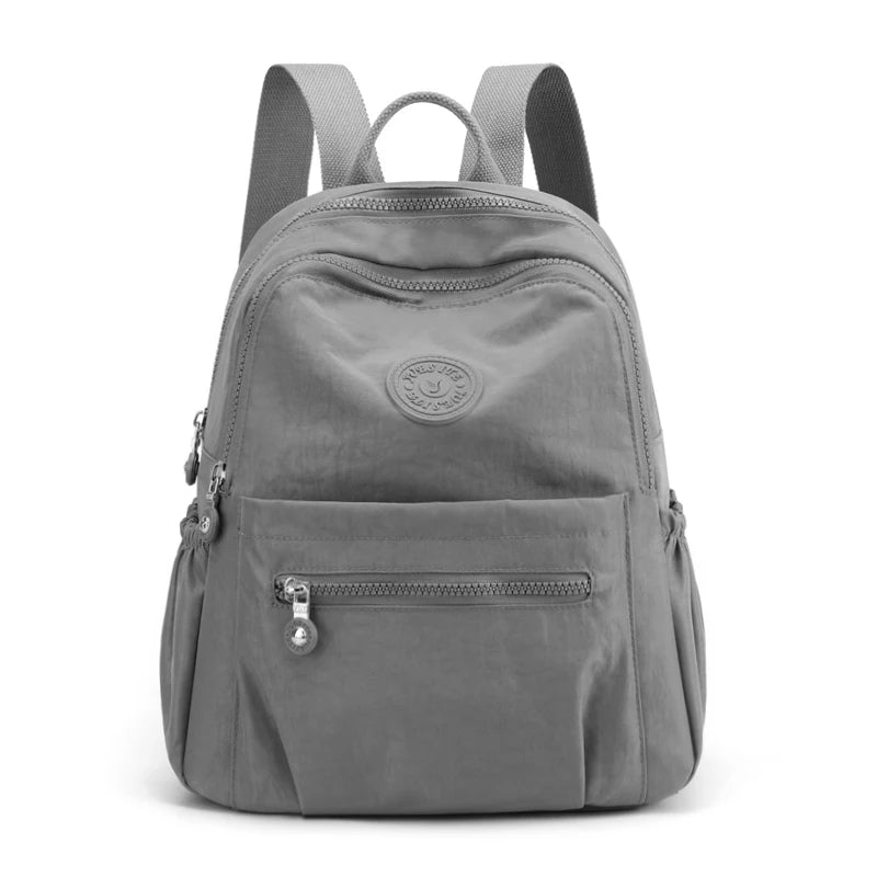 Women Waterproof Nylon Travel School Bag Backpack Fashion Female Shoulder Bag Youth Vitality Style Multi-functional Backpacks