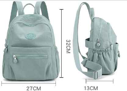 Women Waterproof Nylon Travel School Bag Backpack Fashion Female Shoulder Bag Youth Vitality Style Multi-functional Backpacks