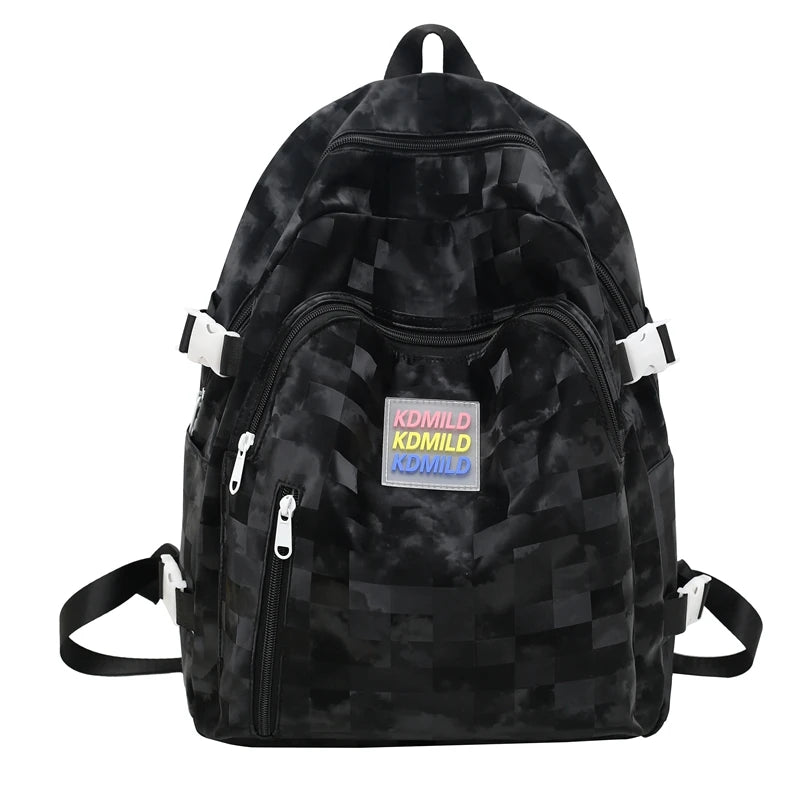 Women Waterproof Oxford Backpack Cool Girl Solid School Bag Trendy Ladies Cute Bag Travel Fashion Female Laptop College Backpack