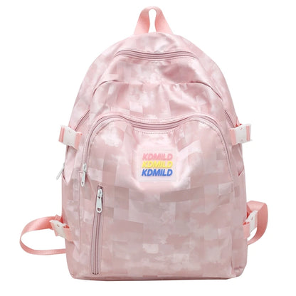 Women Waterproof Oxford Backpack Cool Girl Solid School Bag Trendy Ladies Cute Bag Travel Fashion Female Laptop College Backpack