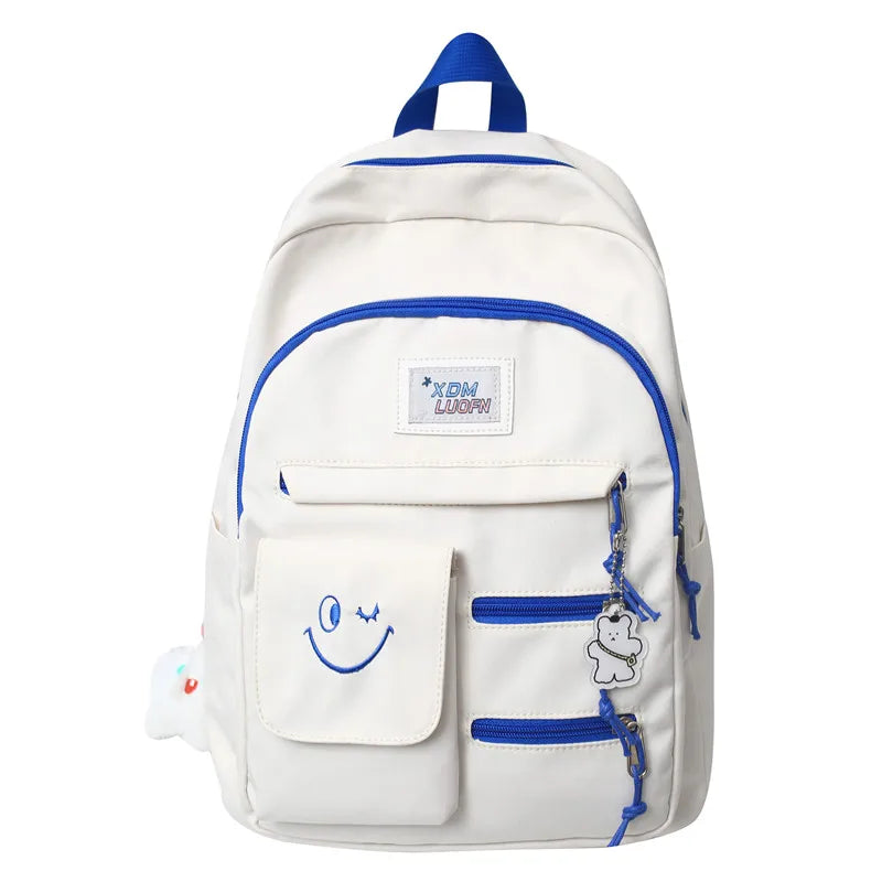 Women Waterproof School Bag Fashion Ladies Nylon College Backpack Female Cute Student Bags Girl Travel Book Laptop Backpack Cool
