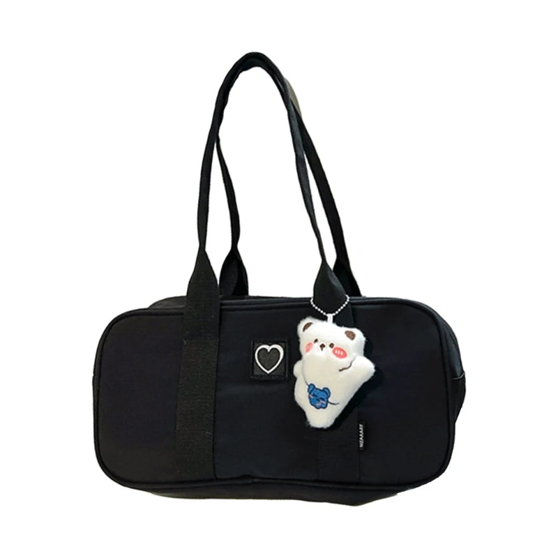 Women Y2k Shoulder Bag Lightweight Tote Handbag Underarm Tote School Bag
