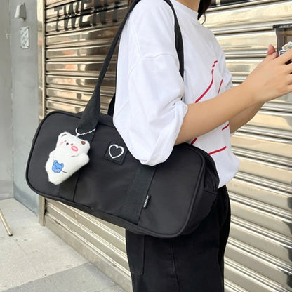 Women Y2k Shoulder Bag Lightweight Tote Handbag Underarm Tote School Bag