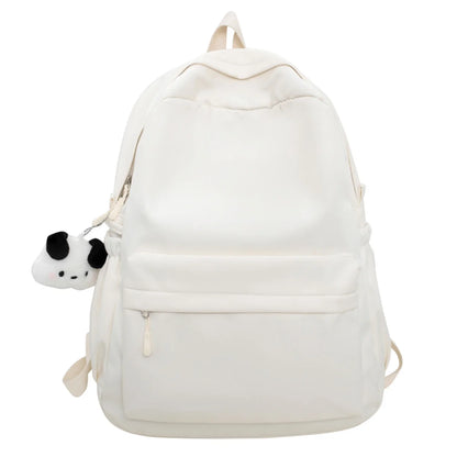 Women Yellow Waterproof Kawaii College Backpack Student Trendy Female School Bag Cute Ladies Travel Laptop Girl Book Bag Fashion