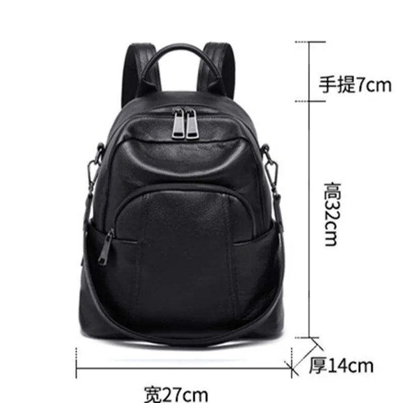 Women backpack Europe and the United States new fashion female schoolbag shoulders middle school students computer anti-theft