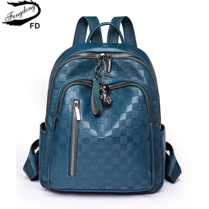 Women fashion pu leather backpack female shoulder bag ladies backpack leisure vintage travel backpack woman work backpack gift