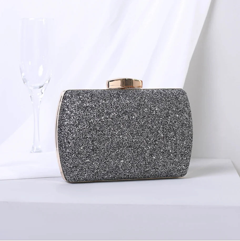 Women gift Box Clutch bags Evening bag Minaudiere clutches Bags Formal Dinner Handbags and Purses Bridal Crystal shoulder Bag
