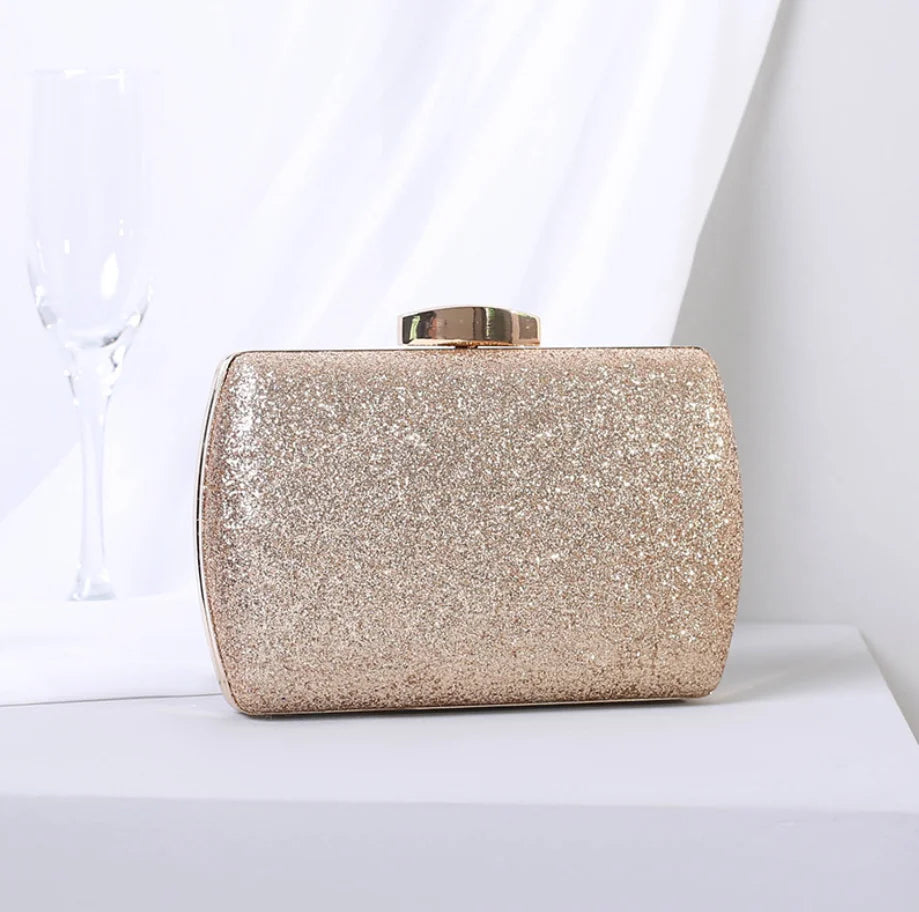 Women gift Box Clutch bags Evening bag Minaudiere clutches Bags Formal Dinner Handbags and Purses Bridal Crystal shoulder Bag