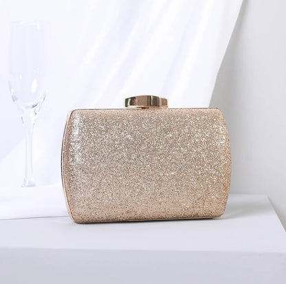 Women gift Box Clutch bags Evening bag Minaudiere clutches Bags Formal Dinner Handbags and Purses Bridal Crystal shoulder Bag