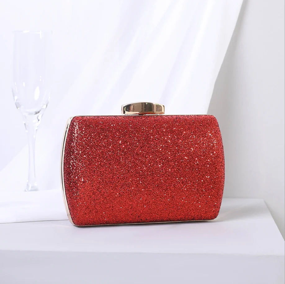 Women gift Box Clutch bags Evening bag Minaudiere clutches Bags Formal Dinner Handbags and Purses Bridal Crystal shoulder Bag