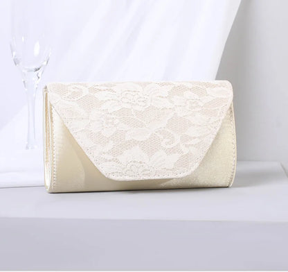 Women lace Clutch bag Evening Bags Hard Case Luxury Handbags Ladies Metal Clutches Wedding Purse Envelope shoulder bag for women