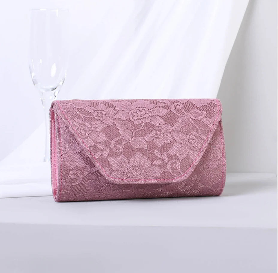 Women lace Mini envelope Clutch bags female Evening Bag Wedding clutch Purse and Handbag Bridal Party Minaudiere clutches Bags