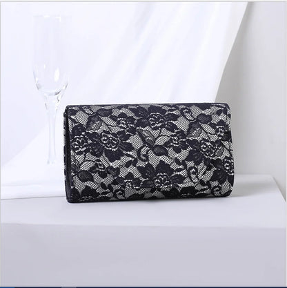 Women lace Mini envelope Clutch bags female Evening Bag Wedding clutch Purse and Handbag Bridal Party Minaudiere clutches Bags