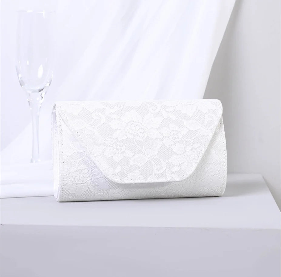 Women lace Mini envelope Clutch bags female Evening Bag Wedding clutch Purse and Handbag Bridal Party Minaudiere clutches Bags