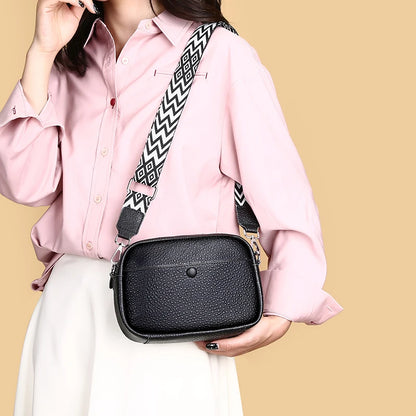 Women's 100% Genuine Leather Handbag High Quality Cow Leather Women Shoulder Crossbody Bag 2023 Luxury Female Messenger Tote Sac