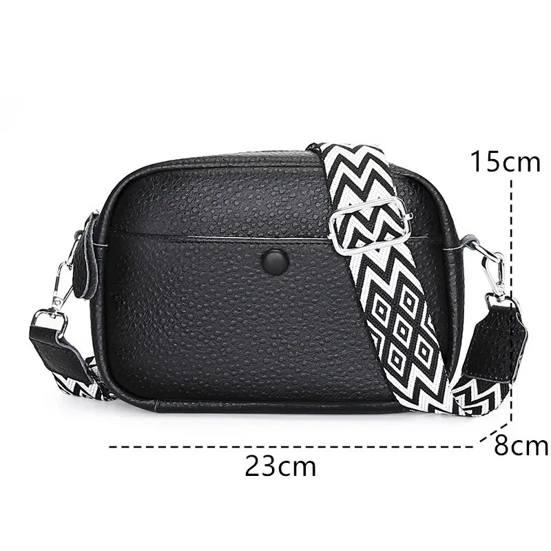Women's 100% Genuine Leather Handbag High Quality Cow Leather Women Shoulder Crossbody Bag 2023 Luxury Female Messenger Tote Sac