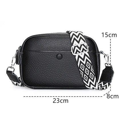 Women's 100% Genuine Leather Handbag High Quality Cow Leather Women Shoulder Crossbody Bag 2023 Luxury Female Messenger Tote Sac