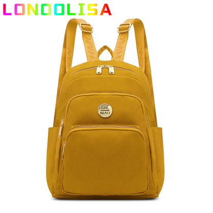 Women's Backpack 2022 Large Capacity Lady Travel Bagpack Simple Solid Color Shoulder Bag High Quality Female Rucksack Mochilas
