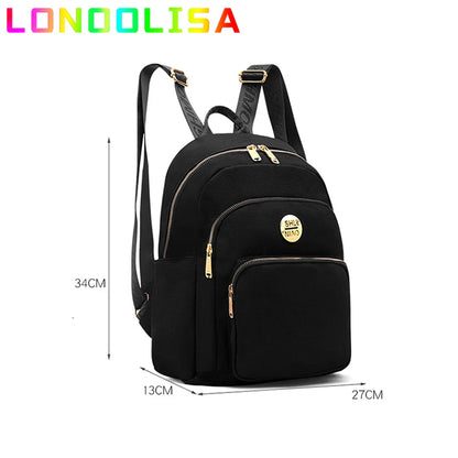 Women's Backpack 2022 Large Capacity Lady Travel Bagpack Simple Solid Color Shoulder Bag High Quality Female Rucksack Mochilas