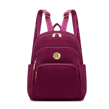 Women's Backpack 2022 Large Capacity Lady Travel Bagpack Simple Solid Color Shoulder Bag High Quality Female Rucksack Mochilas