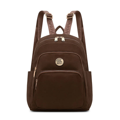 Women's Backpack 2022 Large Capacity Lady Travel Bagpack Simple Solid Color Shoulder Bag High Quality Female Rucksack Mochilas