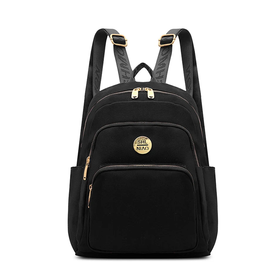 Women's Backpack 2022 Large Capacity Lady Travel Bagpack Simple Solid Color Shoulder Bag High Quality Female Rucksack Mochilas