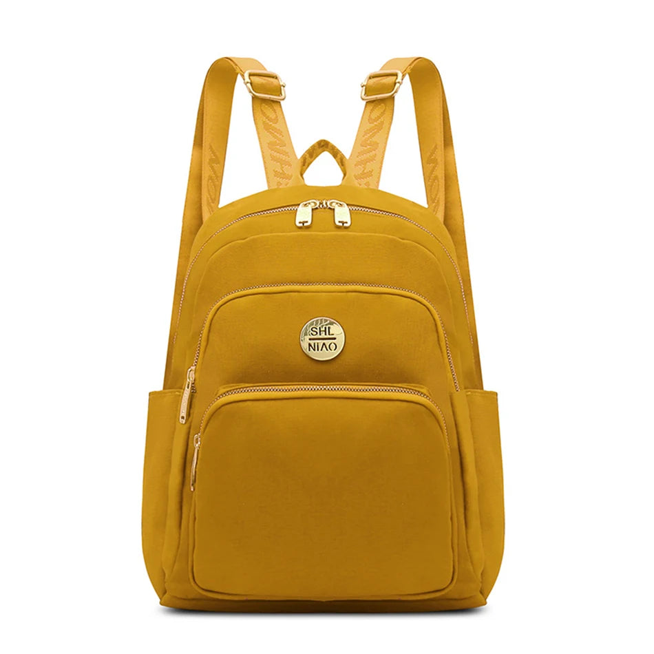 Women's Backpack 2022 Large Capacity Lady Travel Bagpack Simple Solid Color Shoulder Bag High Quality Female Rucksack Mochilas