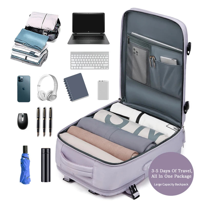 Women's Backpack Aesthetic Waterproof Fashion Bags 2024 Casual University Tarvel Laptop Backpacks for Ladies Daily Necessaire